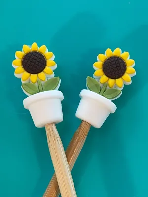 White Sunflowers Point Protector