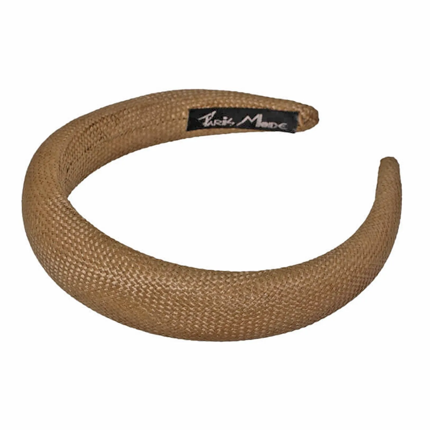 Wicker 3 cm Padded Khaki Headband
