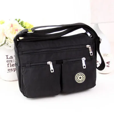 Women Casual Waterproof Outdoor Nylon Single-shoulder Travel Bag