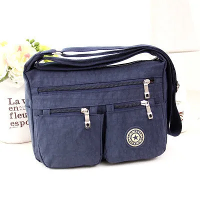 Women Casual Waterproof Outdoor Nylon Single-shoulder Travel Bag