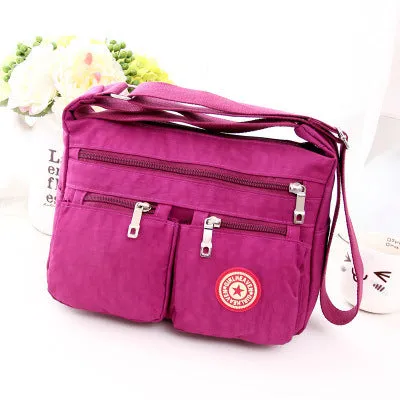 Women Casual Waterproof Outdoor Nylon Single-shoulder Travel Bag