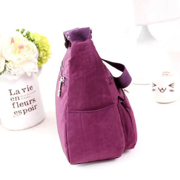 Women Casual Waterproof Outdoor Nylon Single-shoulder Travel Bag