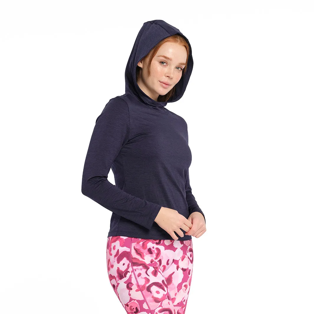 Womens Active Hood - Navy