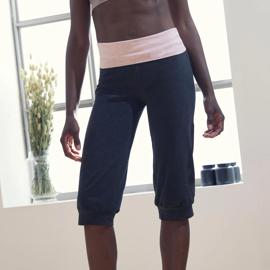 Women's Cotton Yoga Cropped Bottoms