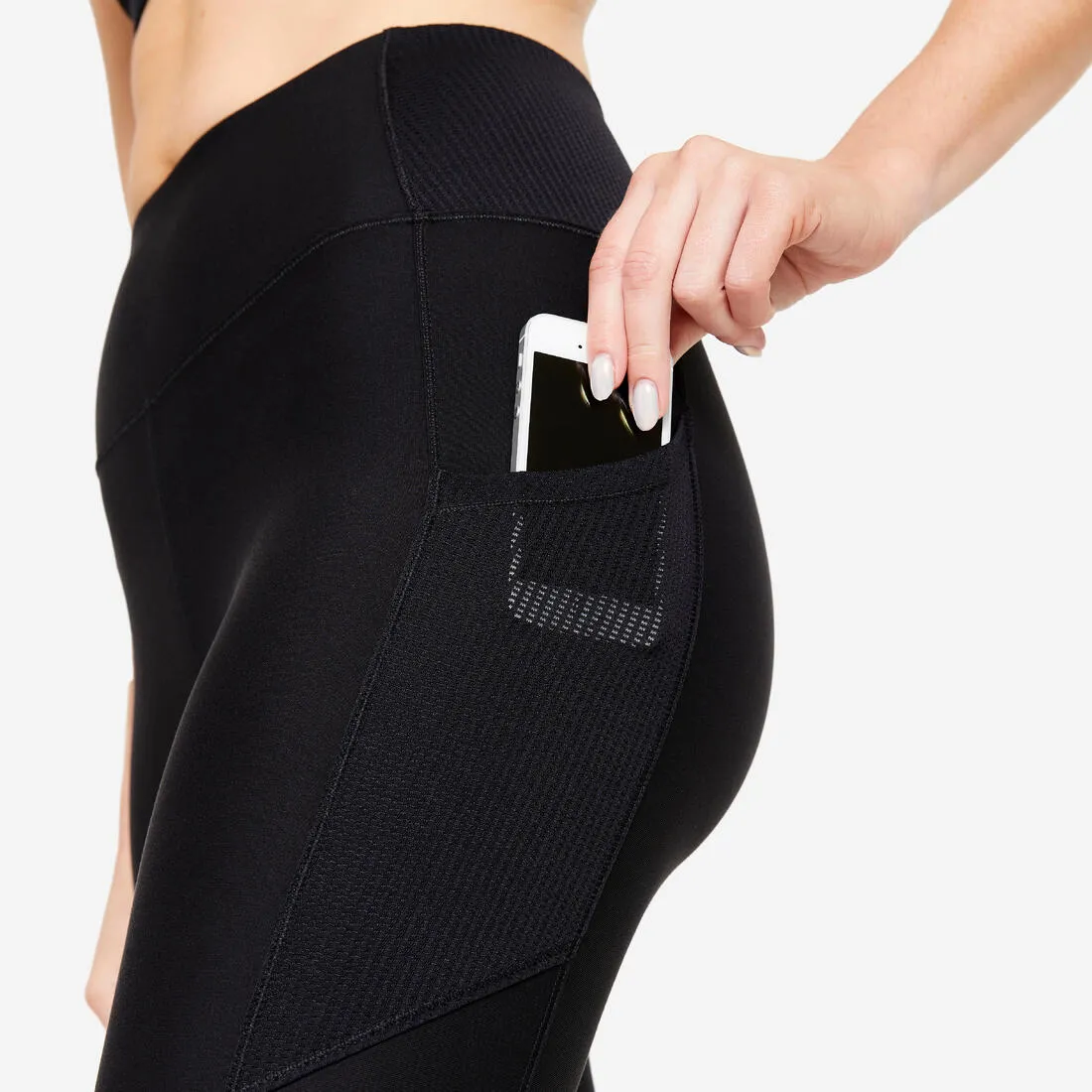 Women's Fitness Cardio Short Leggings with Phone Pocket