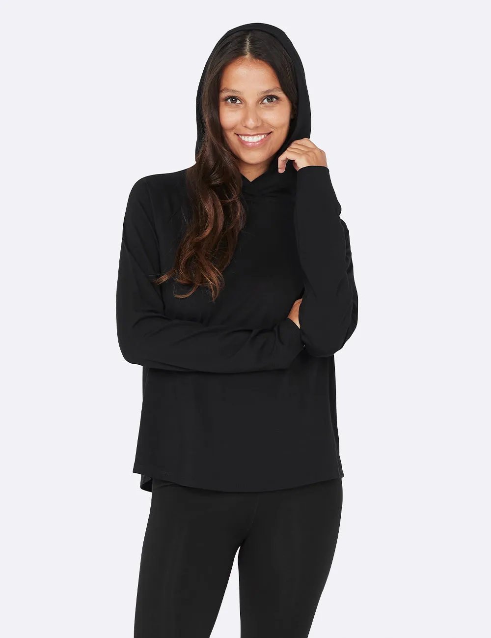Women's Long Sleeve Hooded T-shirt