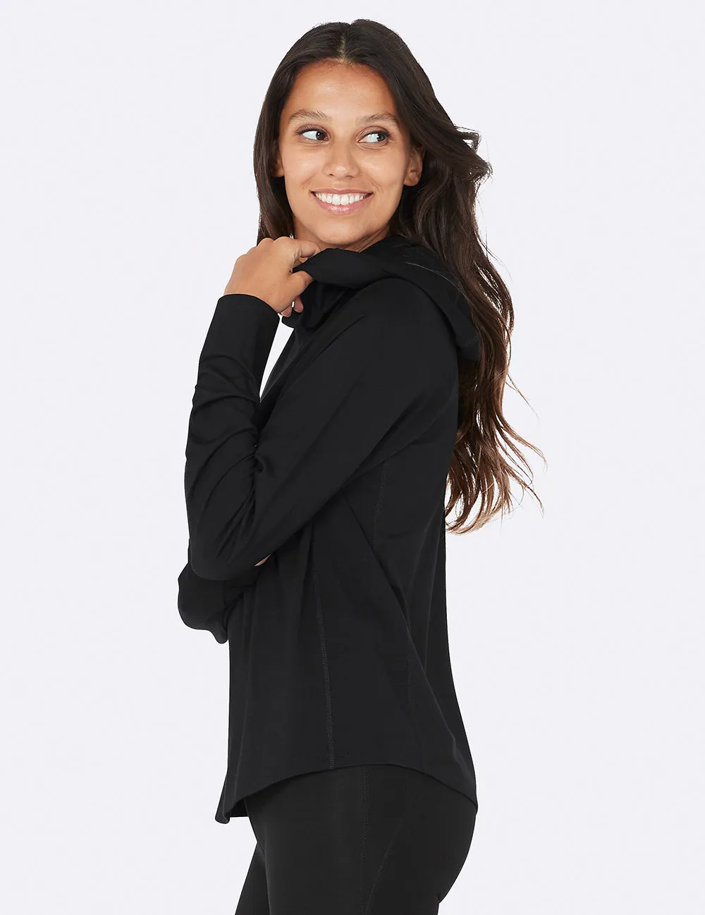 Women's Long Sleeve Hooded T-shirt