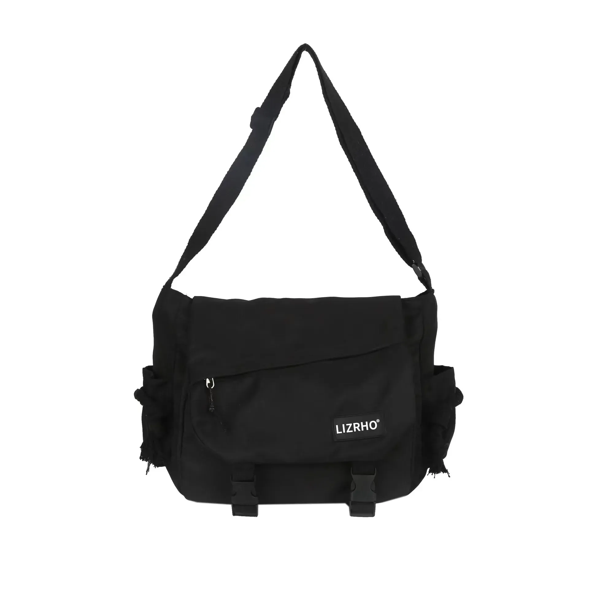 Women's Nylon Handheld One Shoulder Versatile Large Capacity Crossbody Bag Retro Work Travel Postman Bag