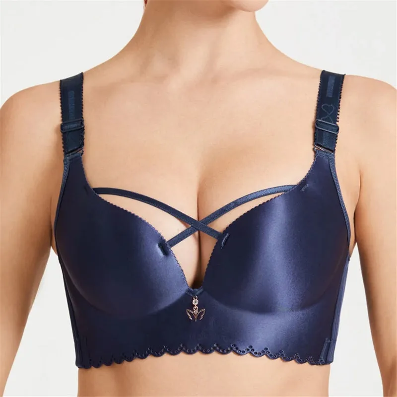 Women's Soft Comfy Wireless Bras - Red