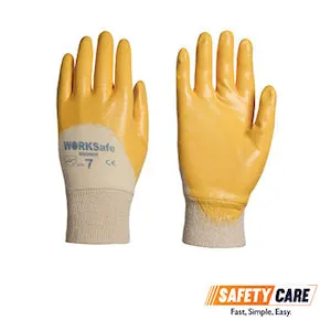 Worksafe Petrolsol PVC Cotton Lined Gloves