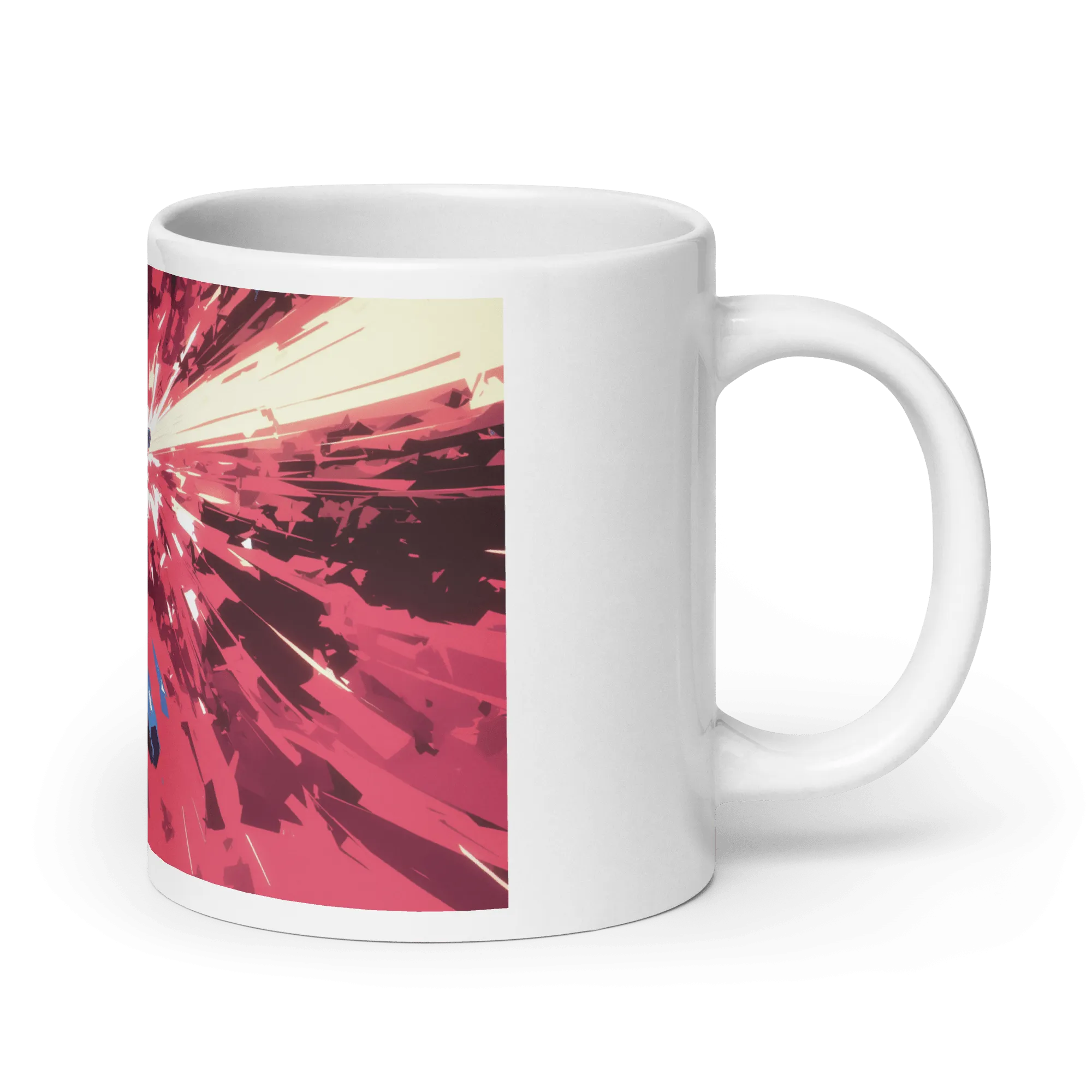 X Mechana White Glossy Mug