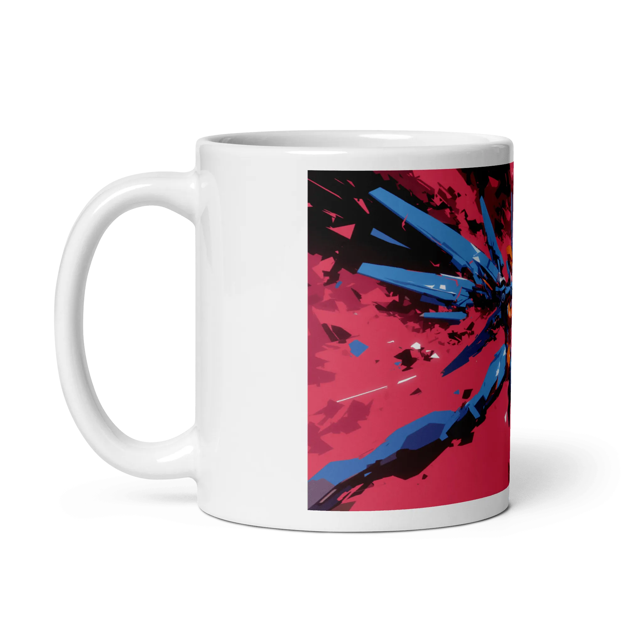 X Mechana White Glossy Mug