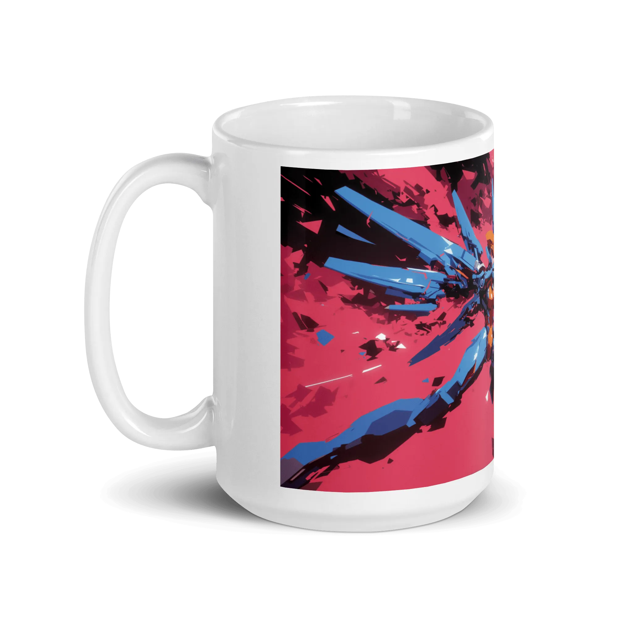 X Mechana White Glossy Mug