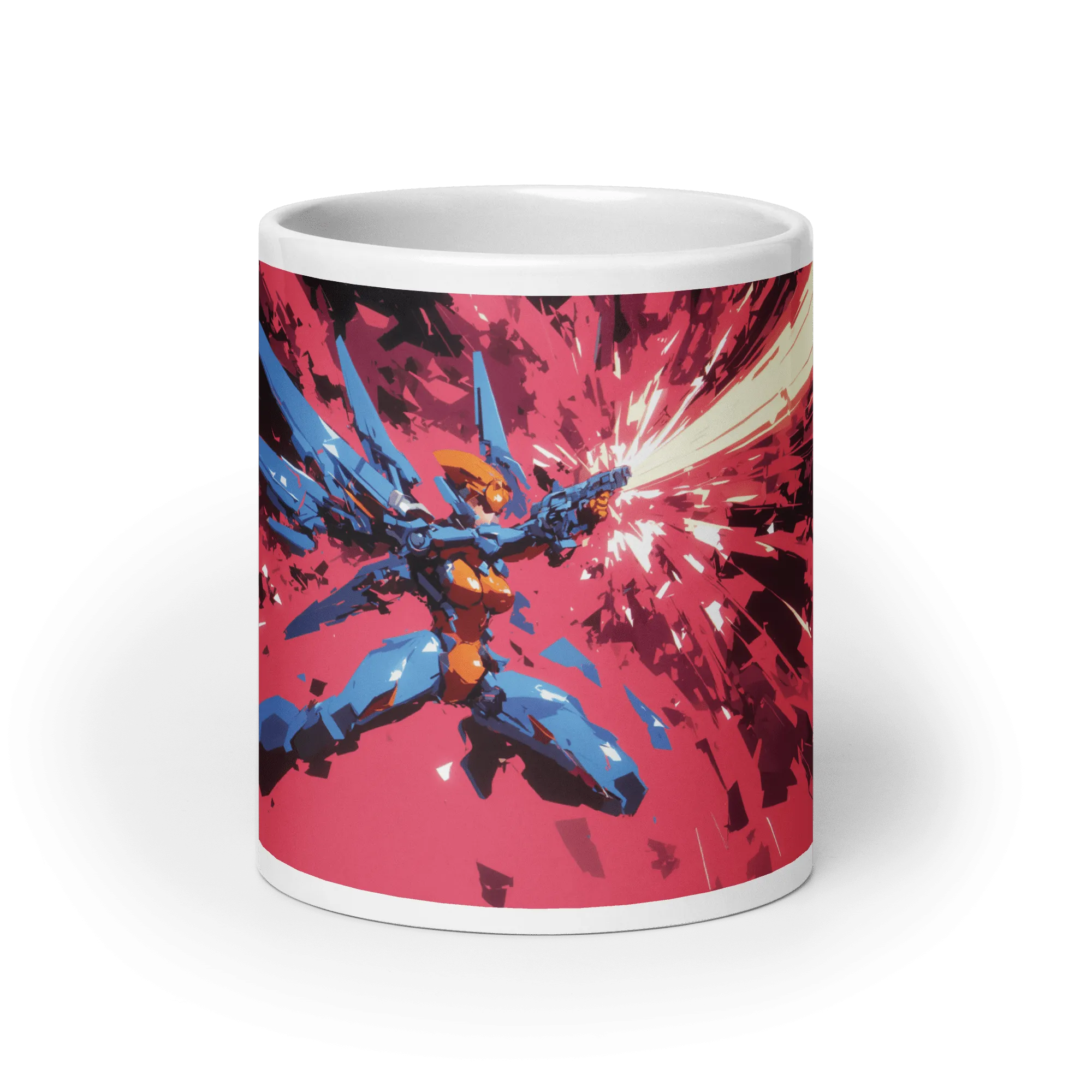 X Mechana White Glossy Mug