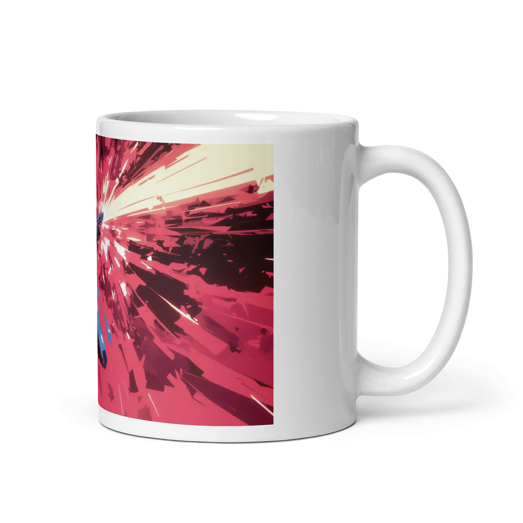 X Mechana White Glossy Mug