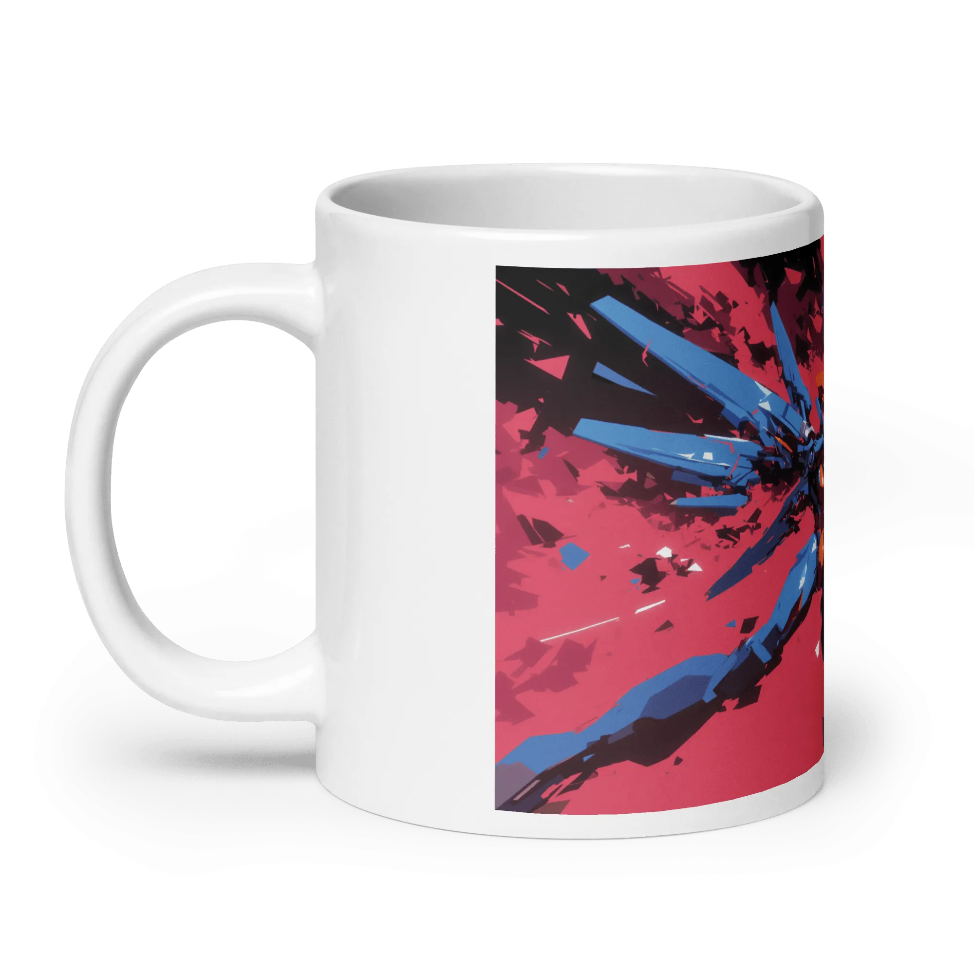 X Mechana White Glossy Mug