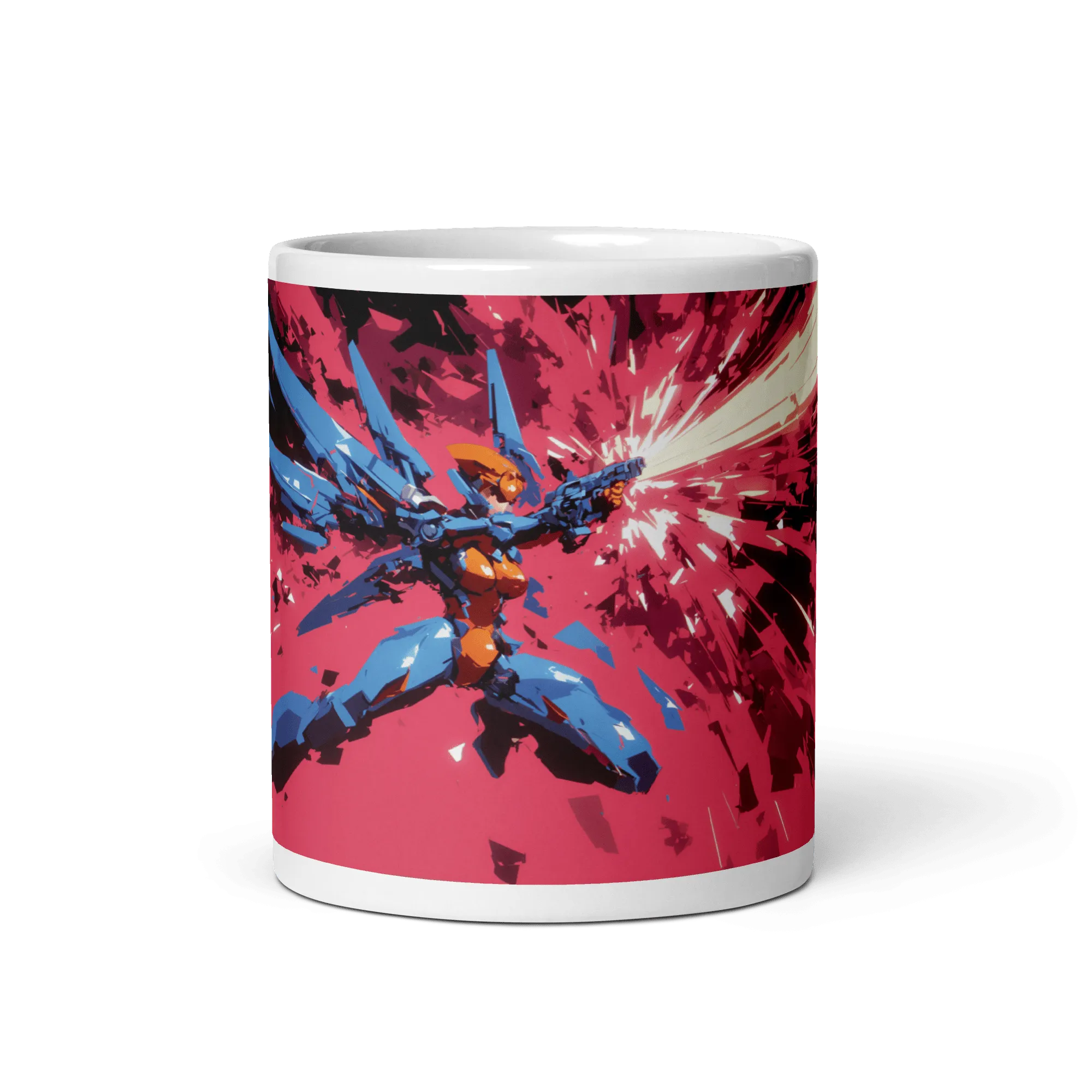 X Mechana White Glossy Mug
