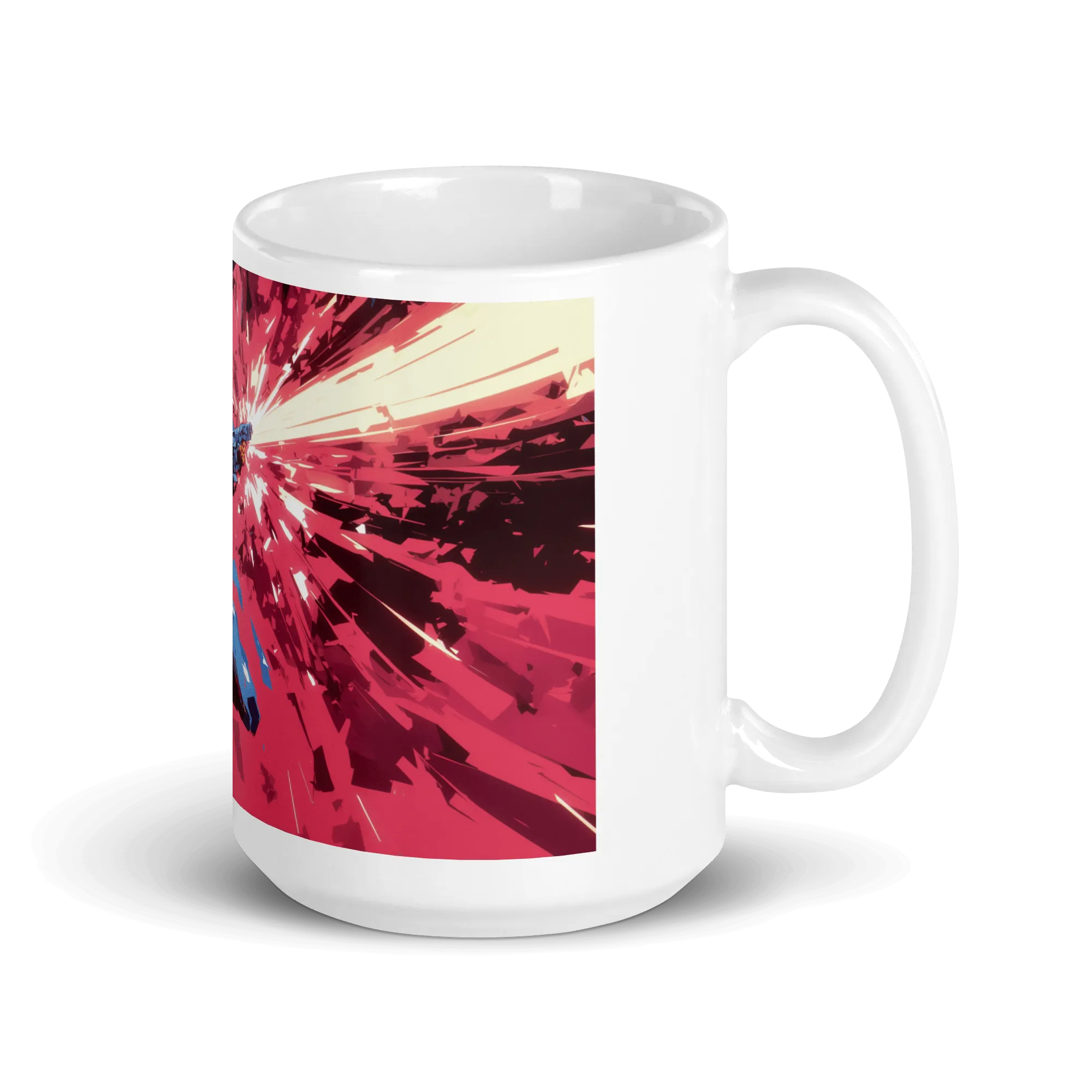 X Mechana White Glossy Mug