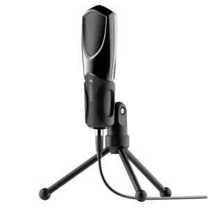 Yanmai Q3 USB 2.0 Game Studio Sound Recording Condenser Microphone with Holder Black