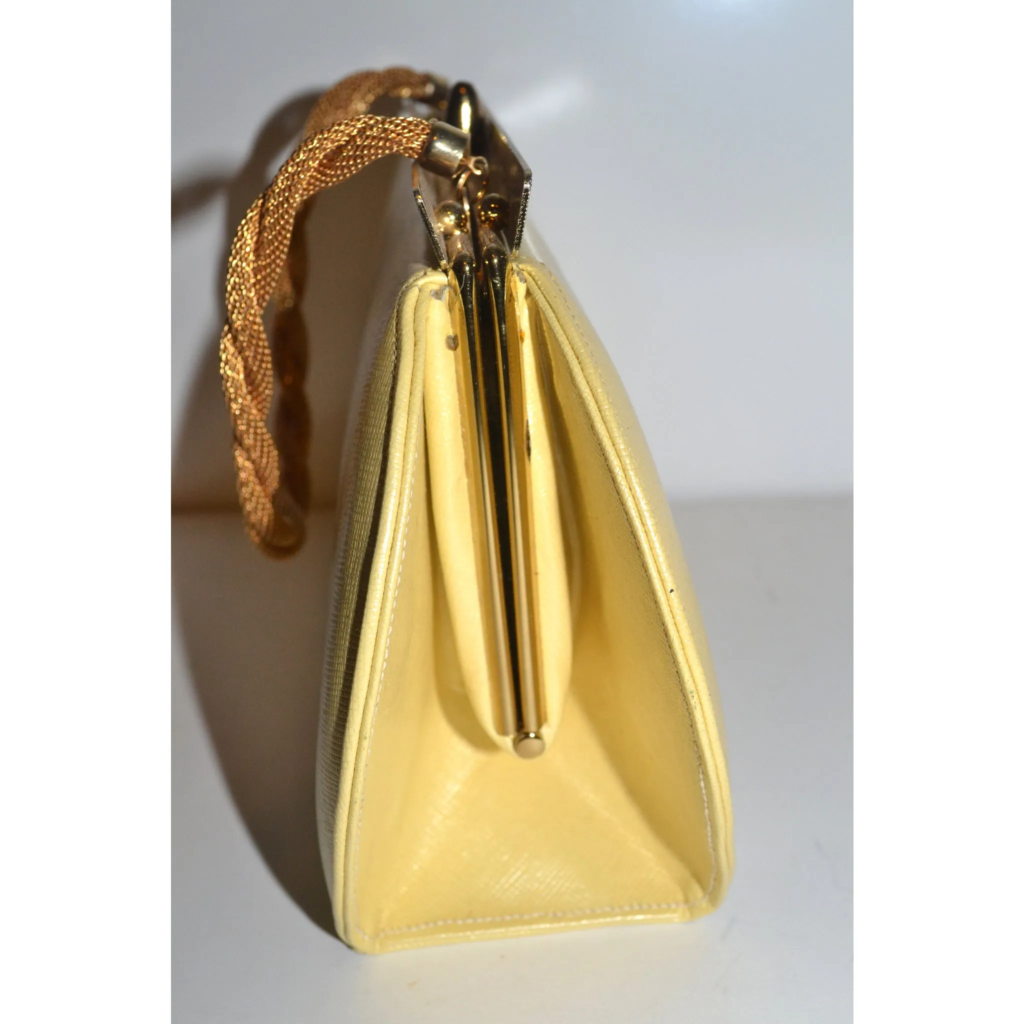Yellow Leather Purse