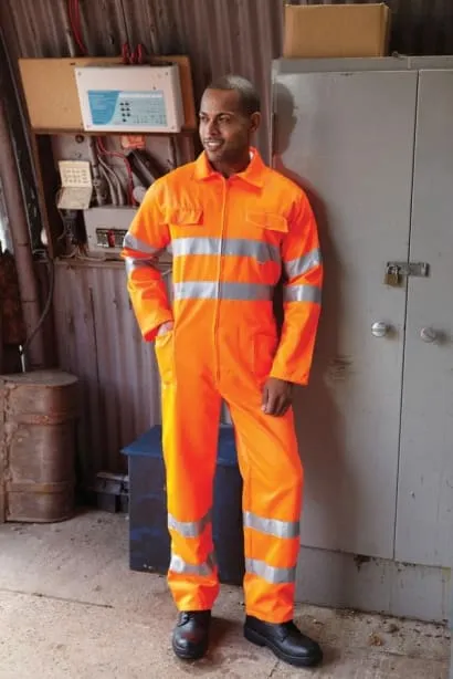 Yoko Rail Hi Vis Coverall GORT/RIS 3279-HV058-3M