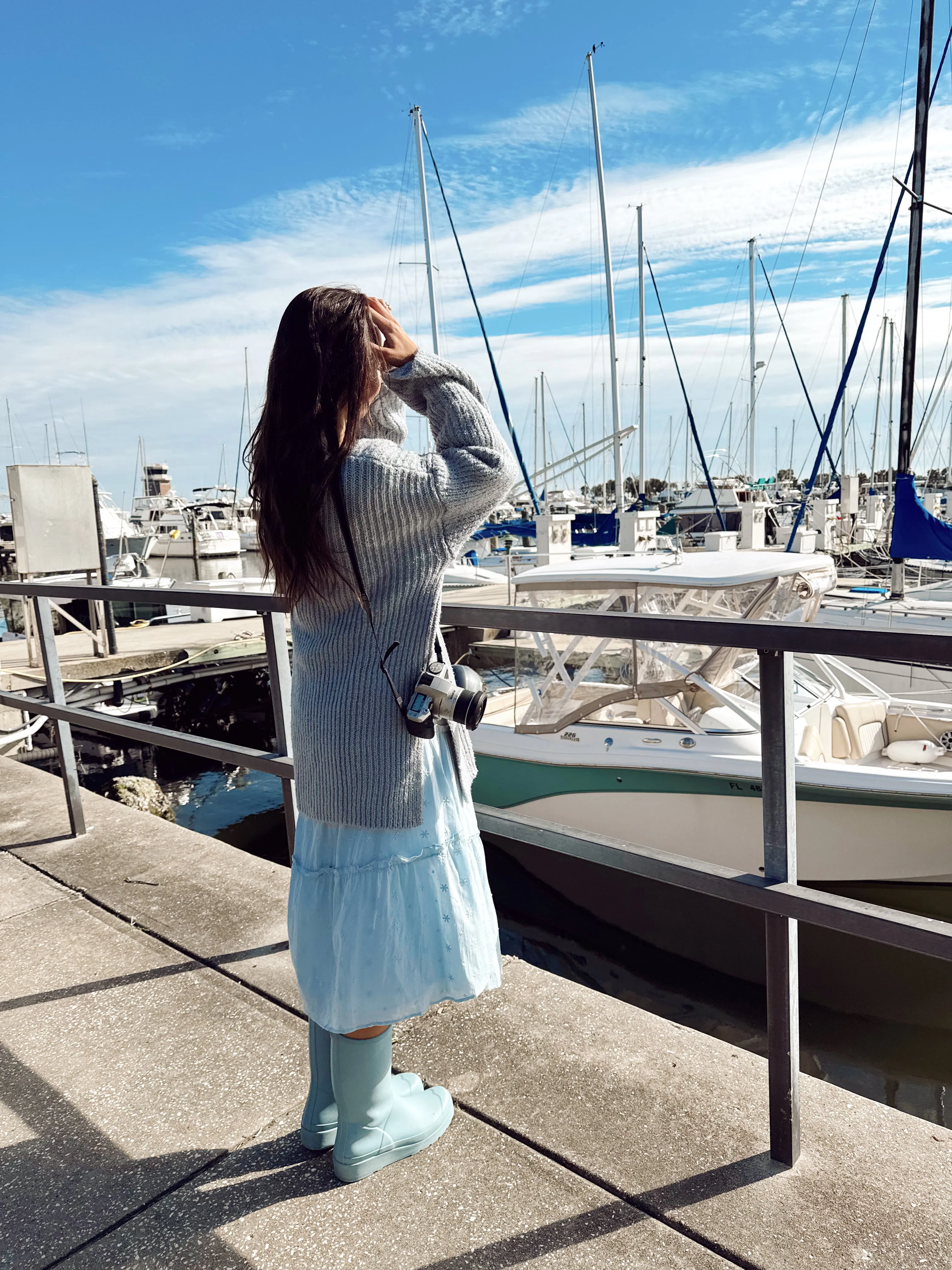 Your Needs Ribbed Sweater Sky Blue