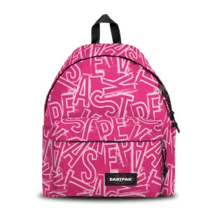 Zaino Padded Eastpak Letters Pink