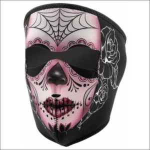ZANHEADGEAR SUGAR SKULL FULL FACE NEOPRENE MASK