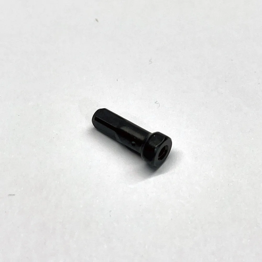 ZIPP SPOKE NIPPLES EXTERNAL HEXAGONAL SECURE LOCK BRASS BLACK 14MM